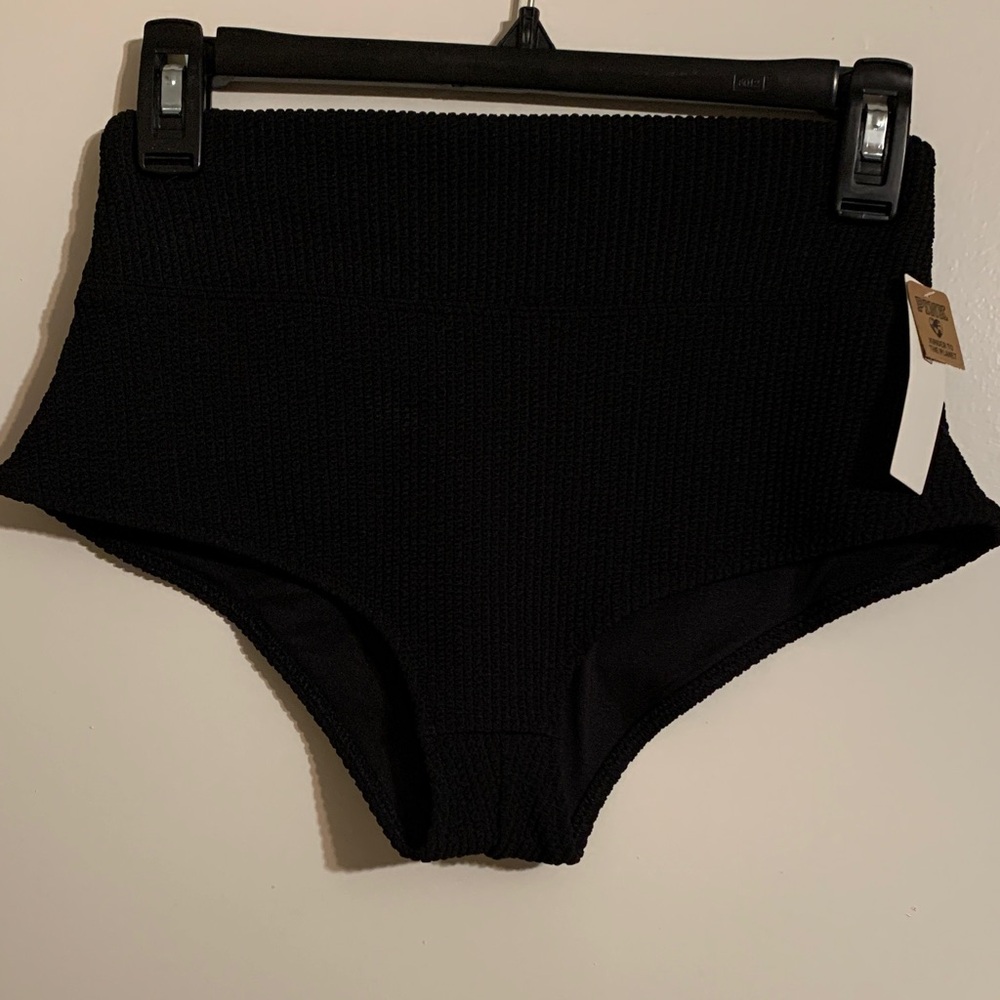 PINK Victoria's Secret Black High-Waist Shorts